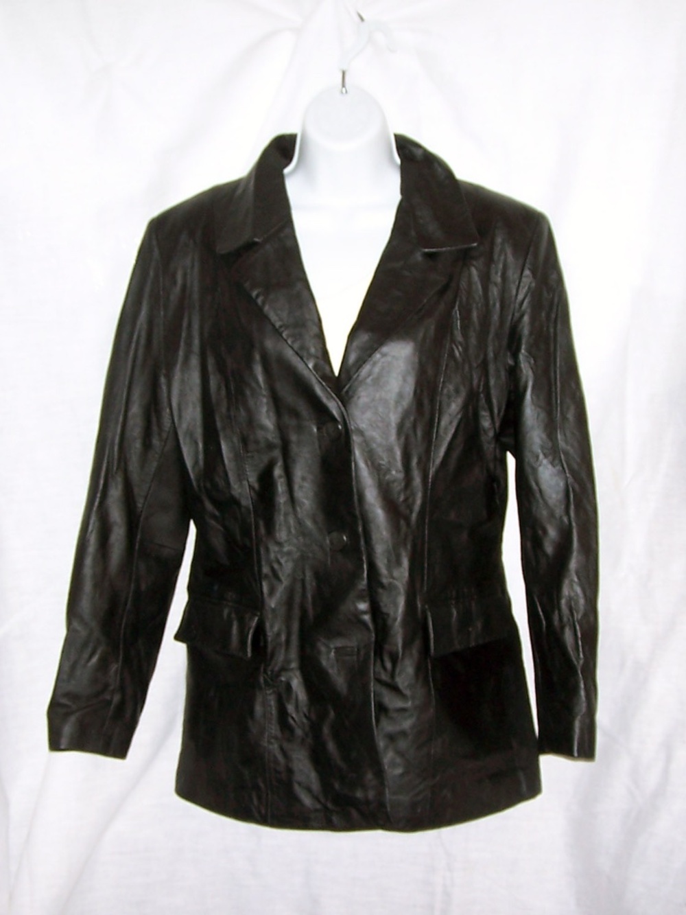 VTG Wilsons Leather Accents Collection Classic Black Leather Jacket